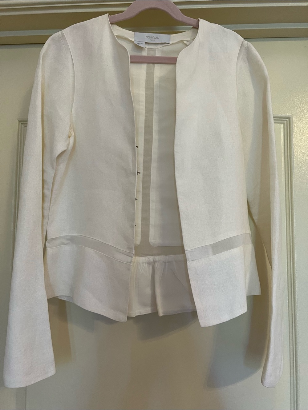 Bamford England Linen Blazer IT 40 Made in Italy